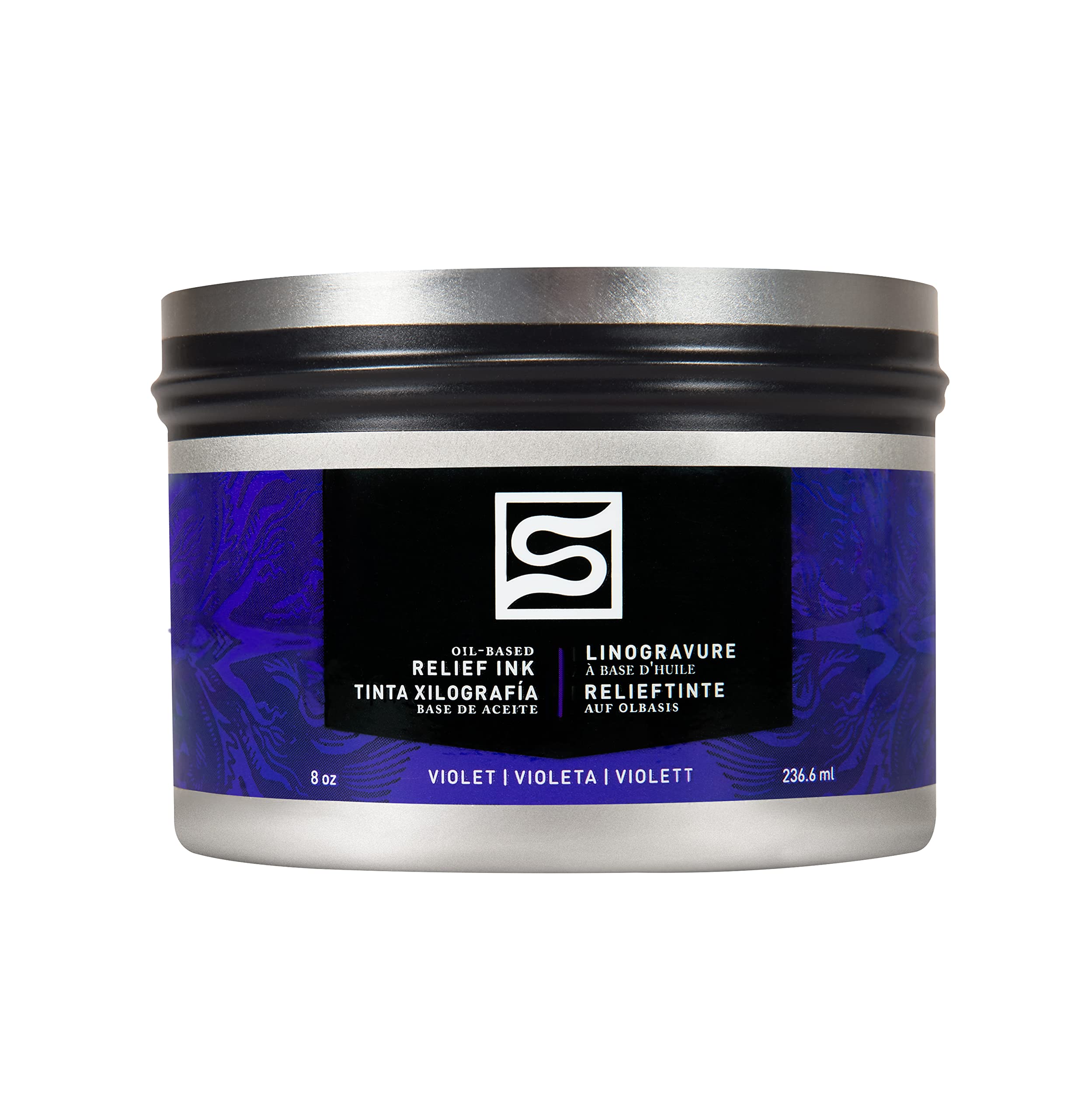 SpeedballOil Relief Ink, 8-Ounce, Violet for Block Printing