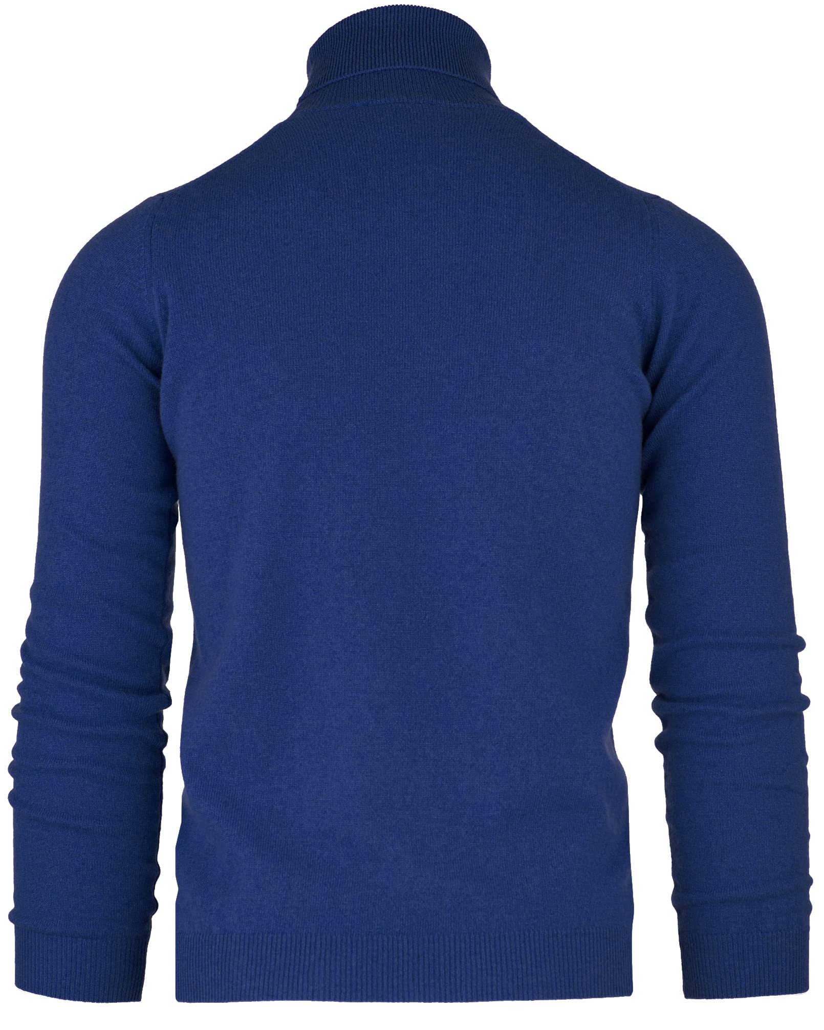 Jersey de Cuello Vuelto para Hombre, suéter de Invierno de Manga Larga, cálido, con 5% de Cachemira, 25% Lana, 30% Viscosa y 40% Poliamida