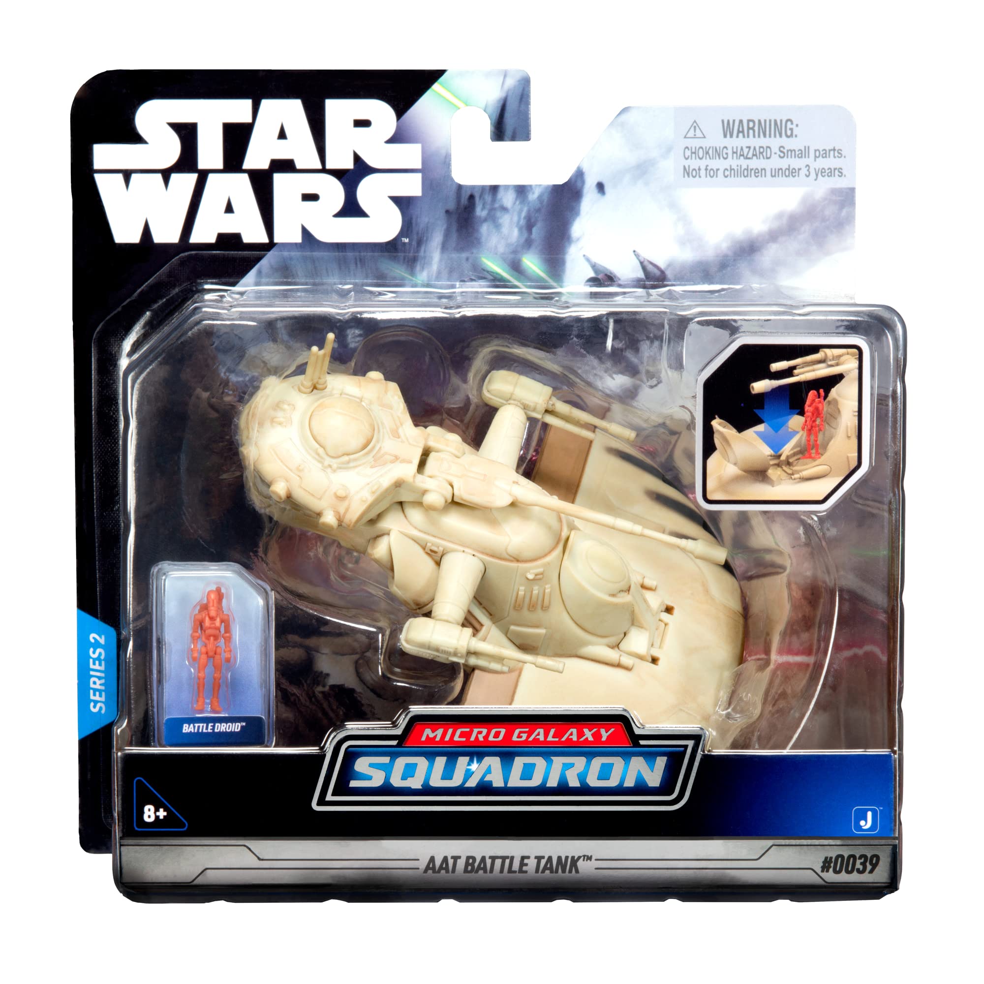 Bizak Star Wars Deluxe Armored Assault Tank 13 cm mit 1 Figur (62610024)