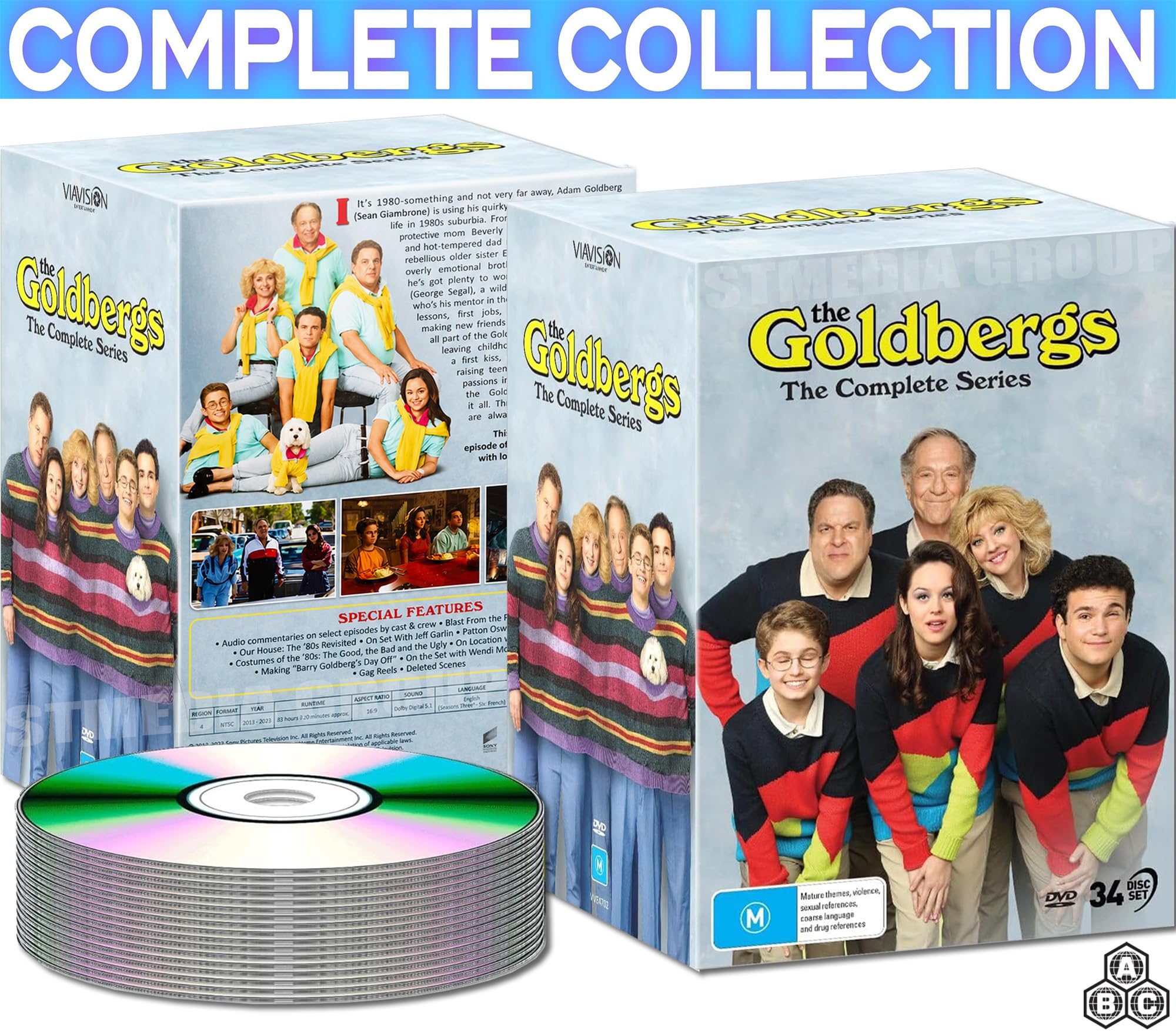 The Goldbergs: The Complete Series [34-Disc Set] [DVD] [Region Free]