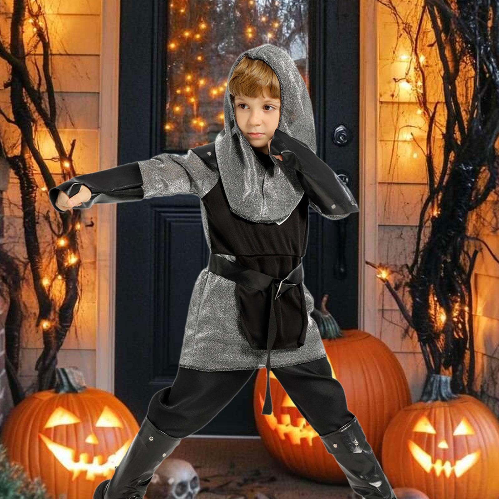 Regali di costumi da cavaliere medievale, costumi di Halloween per Natale, ballo di fine anno in maschera