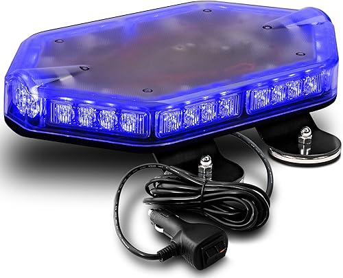 Miniatura 56 de LAMPHUS - Luz estroboscópica NanoFlare NFMB40 de emergencia (LED, 40 W), color azul, 12", Rojo Rojo -,Ámbar,azul (Amber / Blue),verde