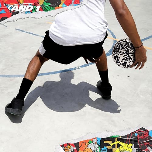 Miniatura 4 de AND1 Fantom Graffiti Rubber Basketball - Streetball for Indoor and Outdoor Use, Deep Channel Construction and Durability