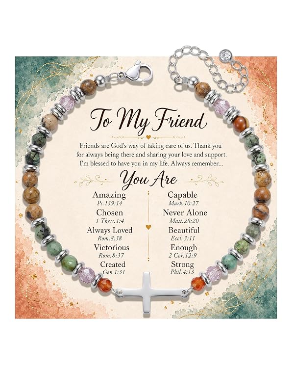 UVGVA Cross Bracelets for Women, Christian Friendship Gifts for Friend by UVGVA - Used condition - US$13.86
