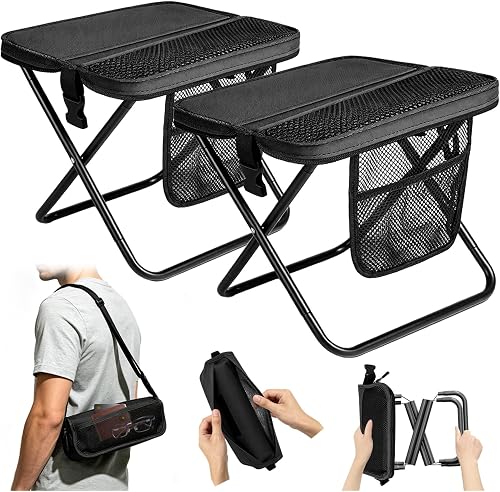 2PCS Tabouret Pliant Portable 31x28x30cm TZEKING