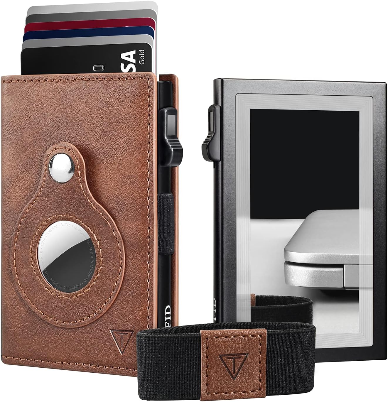 Cartera Delgada Cartera Metalica Hombre Amazon Cartera Minimalista