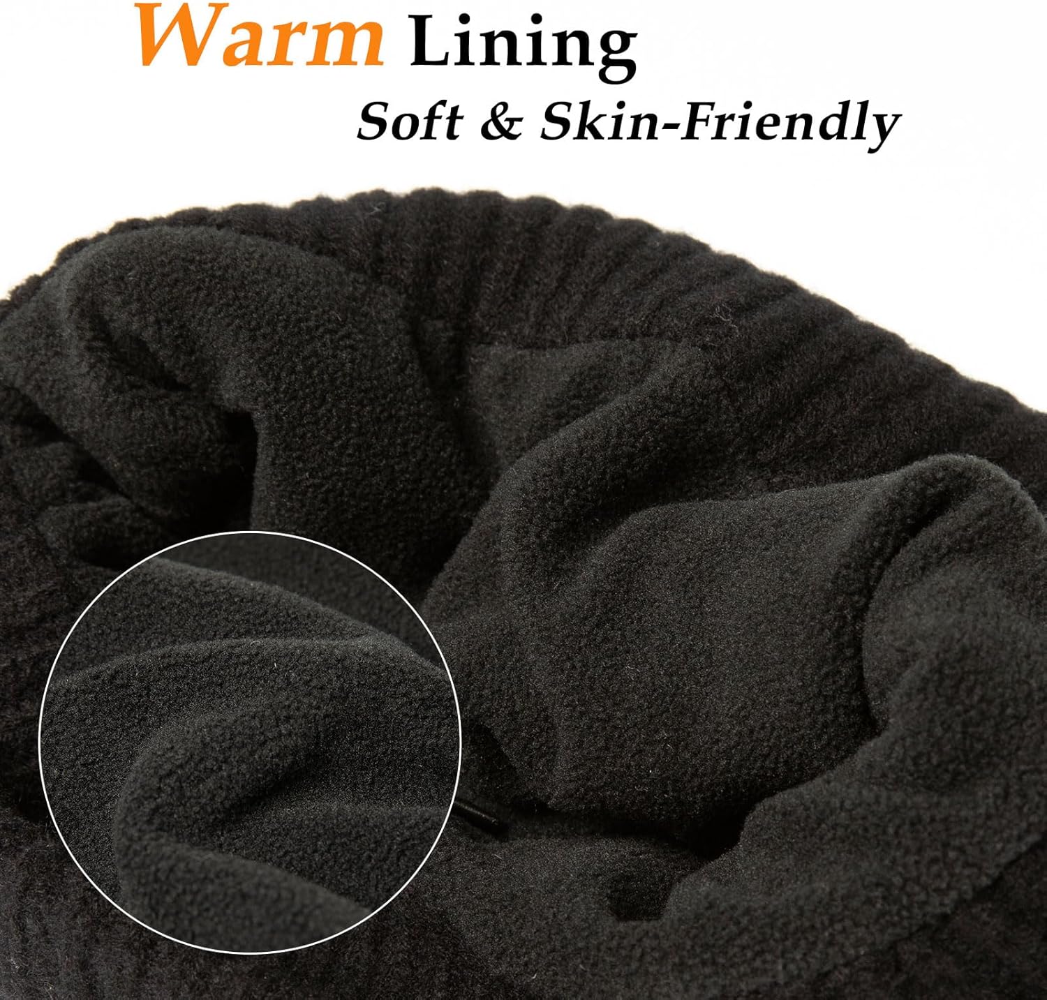 TOP-EX PolarWool™ Oversized L/XL/XXL 100% Merino Wool Beanie Fleece Lined Cuffed Watch Fisherman Cap - Image 9