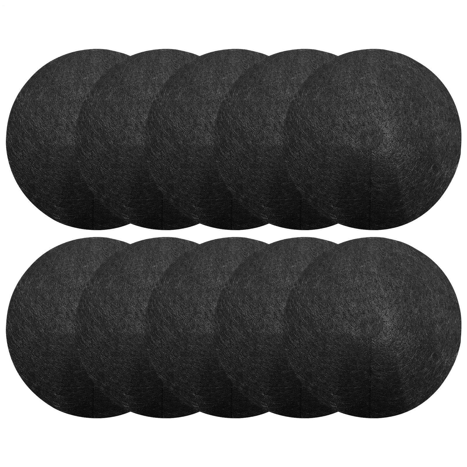 Yidueace 10pieces Tree Mulch Ring - Non-woven Fabric Plant Protector Mat, Round Anti Grass Gardening Fabric Cover For Control Root Protection Tree Protection Mat