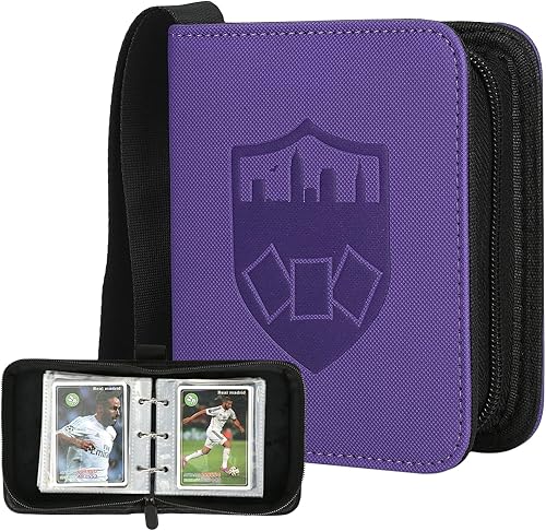 Miniatura 47 de Carpeta Mini de Tarjetas de 1 Bolsillo, Carpeta de Tarjetas Coleccionables de 80 Bolsillos, Álbum Pequeño Premium de Colección de Tarjetas