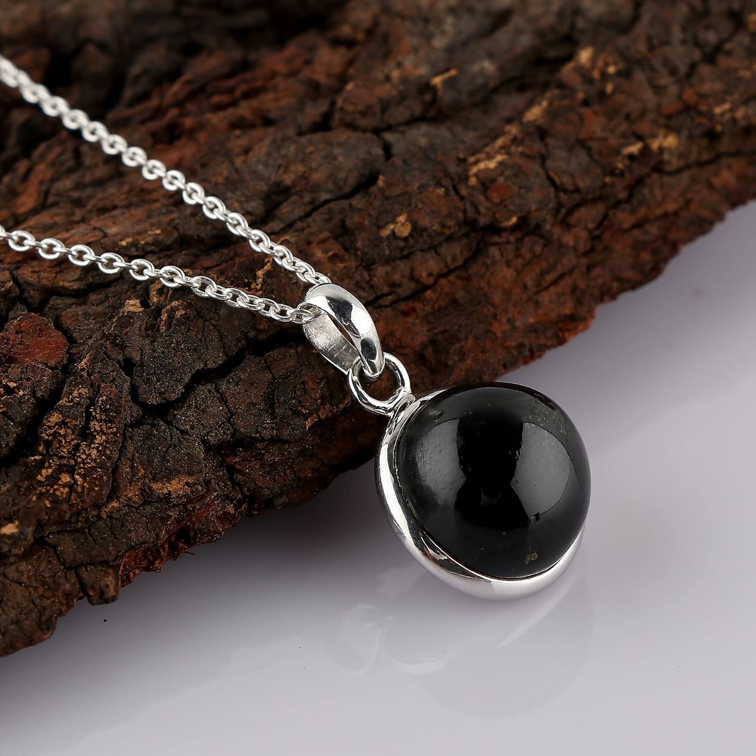 Natural Gemstone Dainty Pendant Necklace for Women, Healing Chakra Energy Crystals, Handmade Jewelry, 925 Sterling Silver Chain, Birthday Gift for Her - Image 3