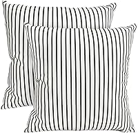 Vista 34 de Juego de 2 fundas de almohada decorativas de 18 x 18 pulgadas, fundas de almohada decorativas para sofá, sala de estar, exterior, funda de almohada