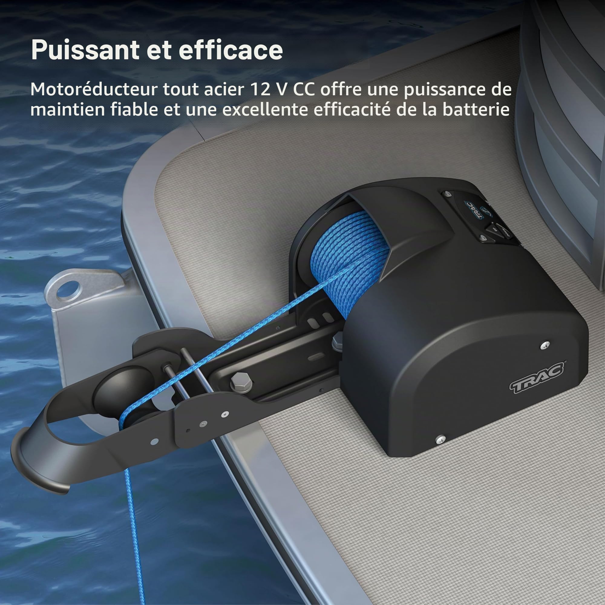 TRAC-Outdoor Products Pontoon 35 Treuil électrique d'ancrage