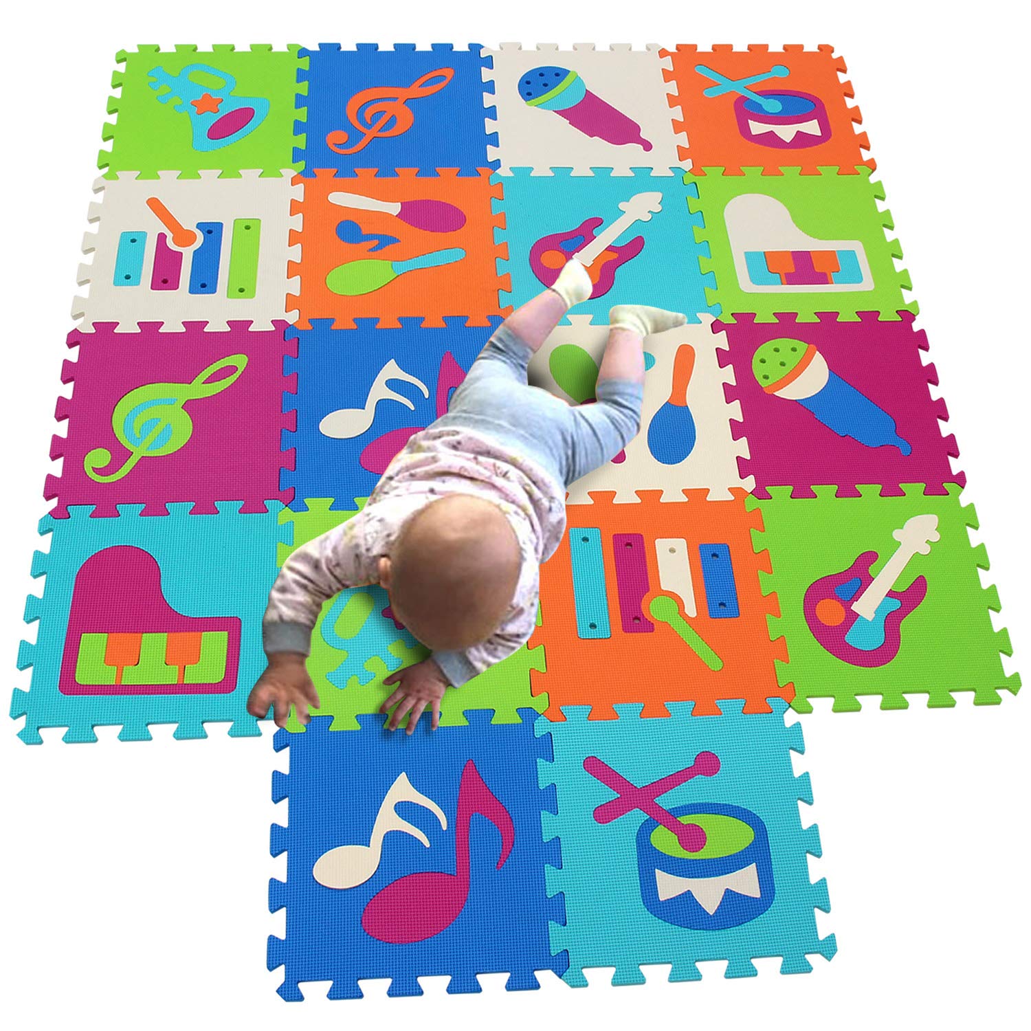 MQIAOHAM Children Foam Play mat Baby mats for Floor