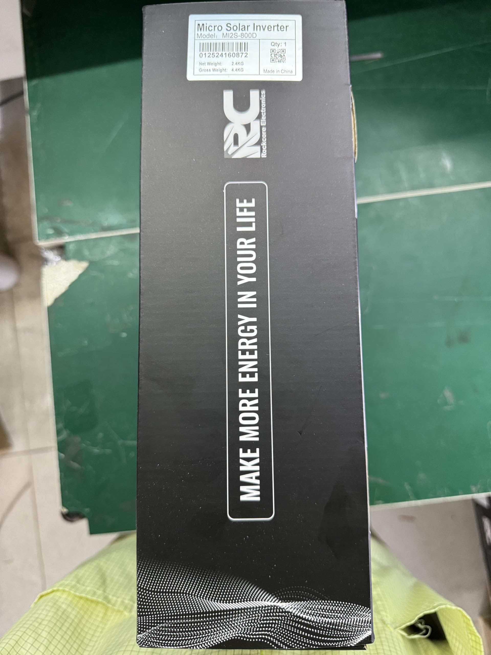 RC Micro-inverter, aggiornato a 800W, inverter solare intelligente, Controllo dell’app tramite Wi-Fi, adatto per impianti solari da balcone, efficienza MPPT 99,8%.