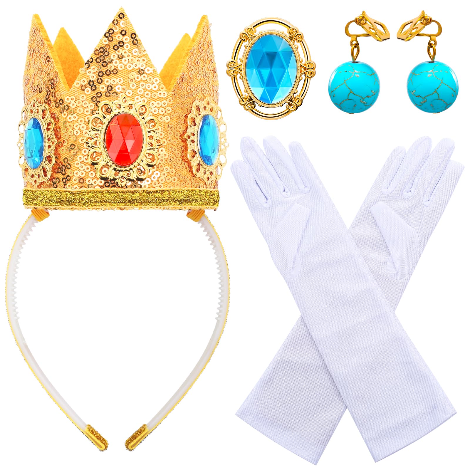 Amazon.com: ZIZWO Princess Peach Crown for Kids Girls,Princess