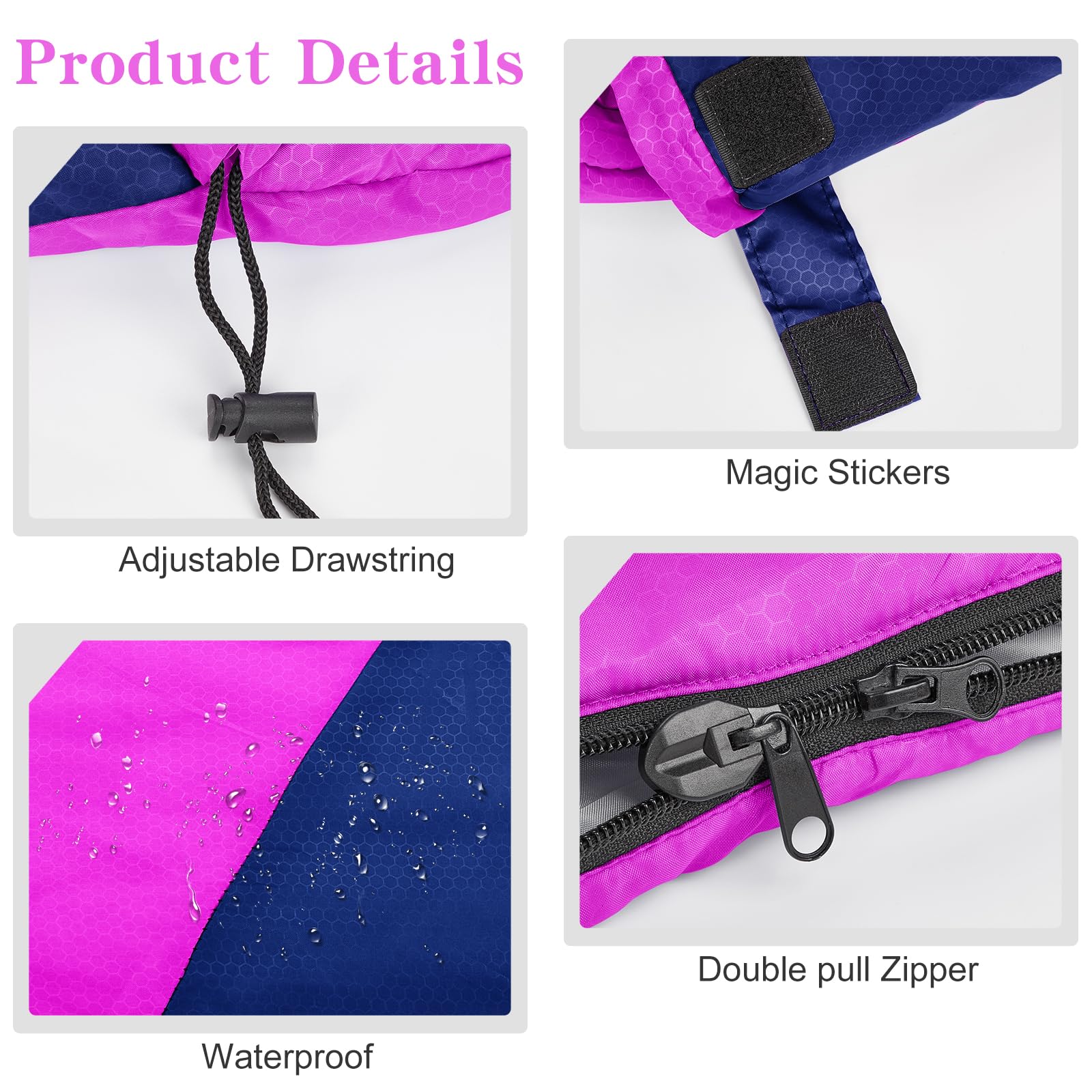 Yarmiene Sacco a Pelo-Sacco a Pelo 4 Stagioni-Adulti e Bambini, Sacco a pelo Compatto Ultraleggero per Campeggio ed Escursionismo,Sacco a Pelo da Campeggio Rettangolare Portatile