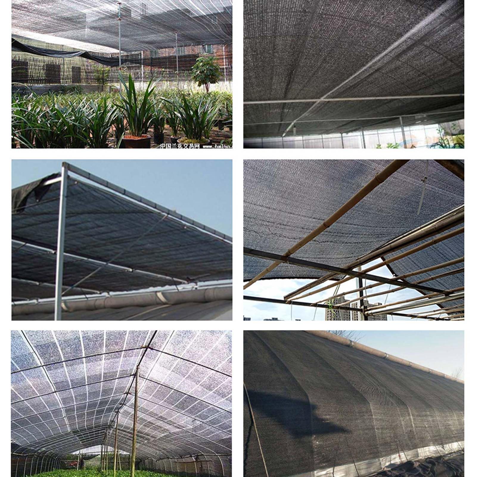 Tkanina zacieniająca, 3 x 3,5 m, siatka z filtrem przeciwsłonecznym do roślin, patio i pergoli, odporna na promieniowanie UV, 80% współczynnik zacienienia, trwała osłona ochronna na zewnątrz