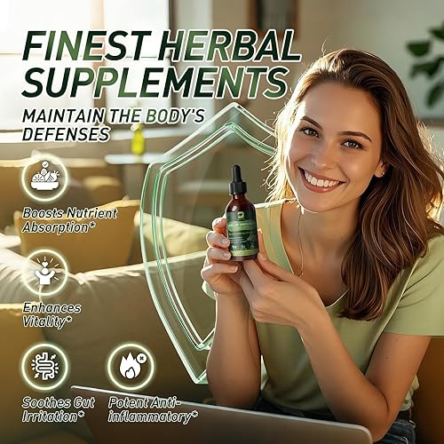 Miniatura 4 de Gotas de aceite de orégano, aceite de orégano con aceite de semilla negra, vitamina E, suplemento de orégano Carvacrol 80% mezcla de hierbas para