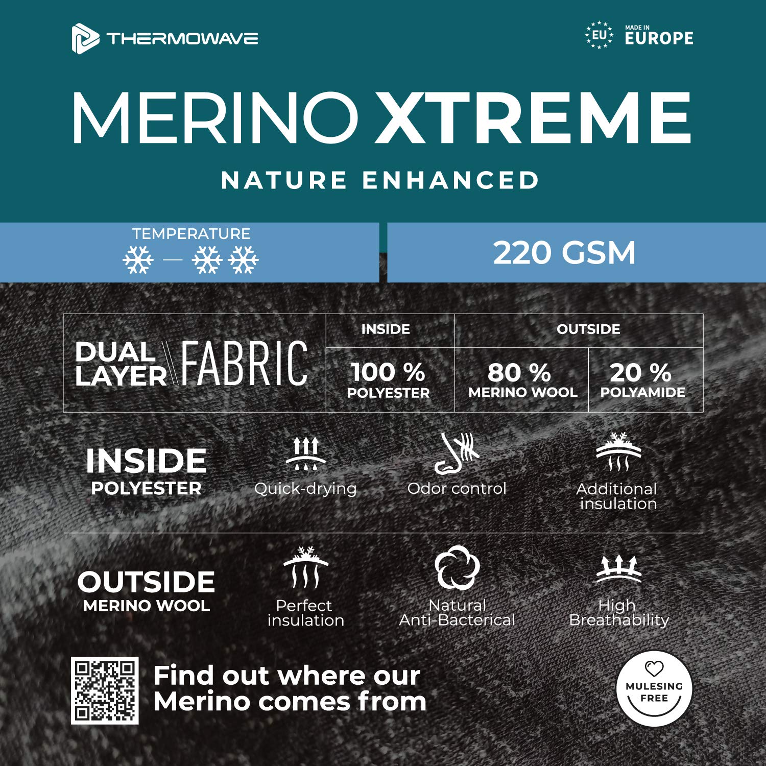 Thermowave Merino Xtreme koszulka męska