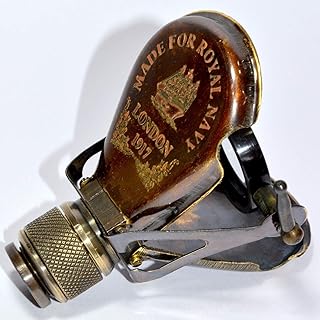 Shaheera Nautical Solid Brass Traveling Telescope Binoculars Monocular Antique 1917 Brass Gift B