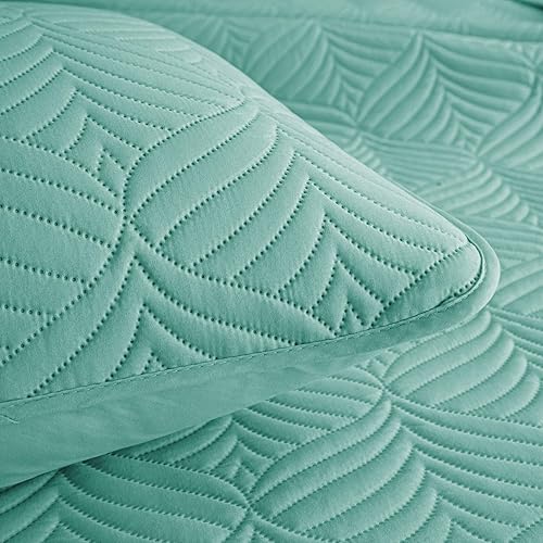 Miniatura 9 de Whale Flotilla Juego de ropa de cama tamaño Queen, 3 piezas, suave, ligero, moderno, geométrico, tamaño matrimonial, queen, colcha para todas las