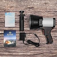 Vista 7 de BUYSIGHT Foco recargable, 1000,000 lúmenes, linterna grande de mano, linterna de mano, linterna ligera y súper brillante