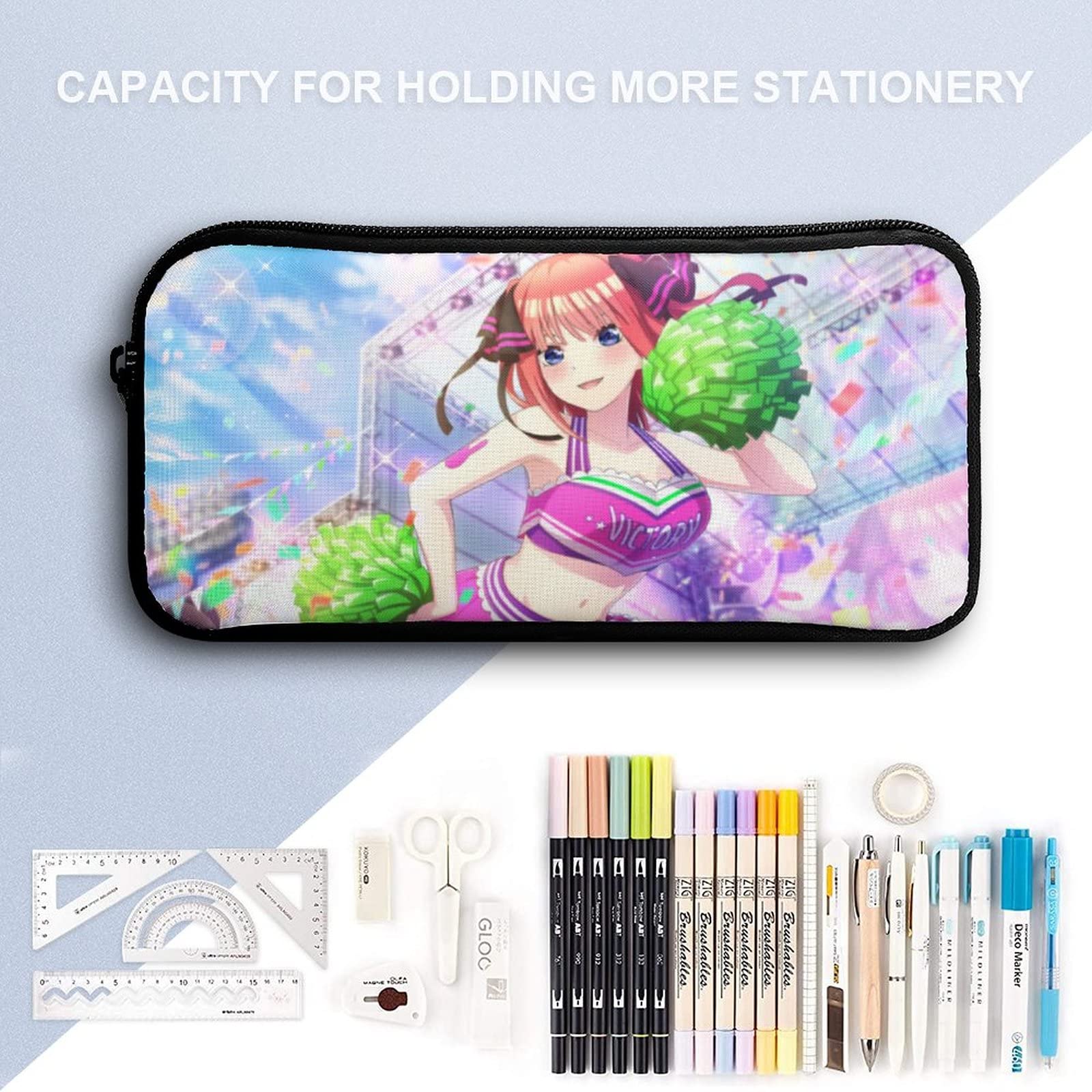 文房具 Amazon.co.jp: 五等分の花嫁 中野二乃 ペンケース 筆袋 筆箱 収納