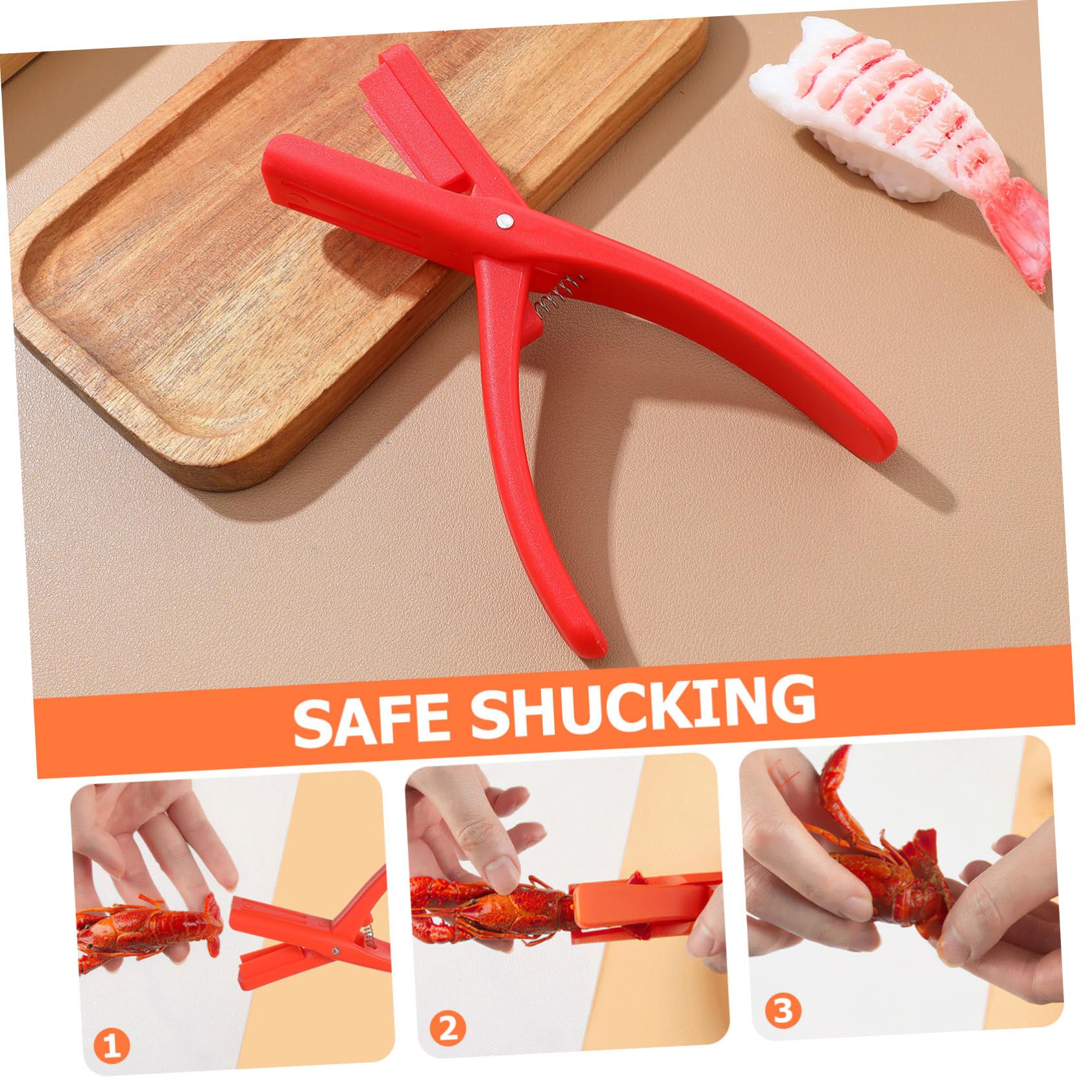 IMIKEYA 30 pezzi Strumento Di Shelling Per Gamberi e Gamberi Rimozione Del Frutti Di Pesce Resistente Per Cucine Sicuro ed Efficace Preparazione Di Pasti