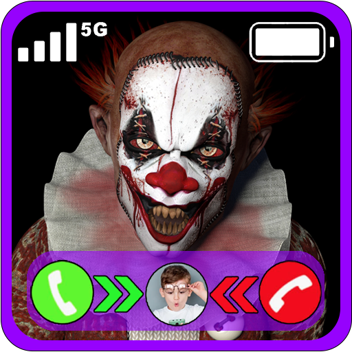 Horror Scary Clown Video Calling Fake Gift Video Call & Game Caller ...