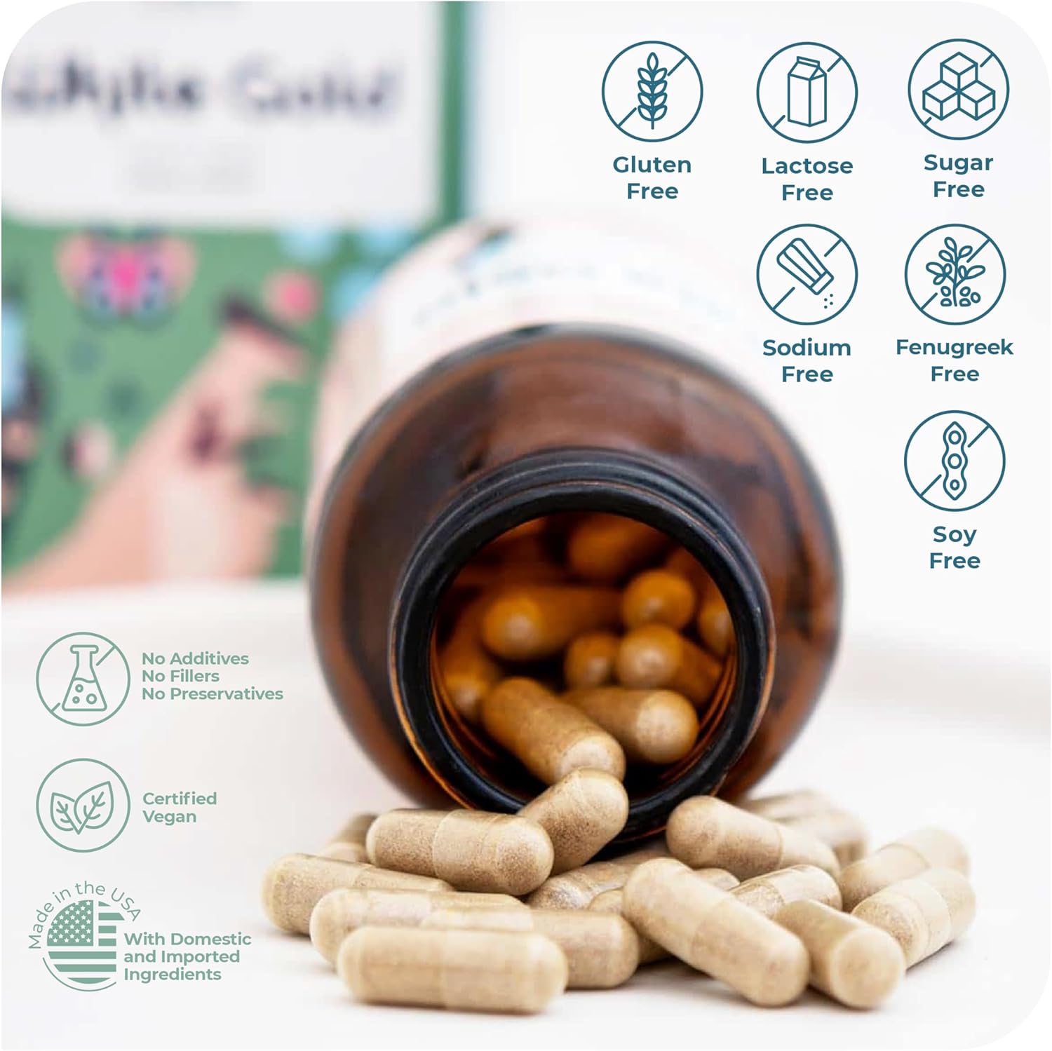 White Gold Lactation Supplement, 60 Vegan Capsules, Ideal Lactation Support Supplement to Increase Breastmilk Production, Based on Chinese Medicine and Modern Herbalism - Image 7