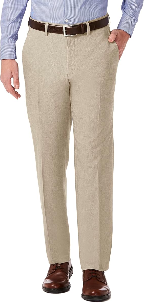 Kenneth Cole Reaction Men's Stretch Modern-Fit Flat-Front Pant