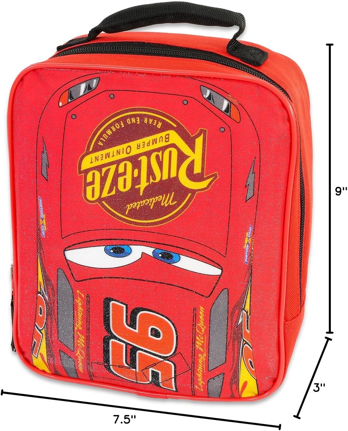 Lightning McQueen Lunch Bag for Toddlers Bundle w/Insulated Lunchbox, More