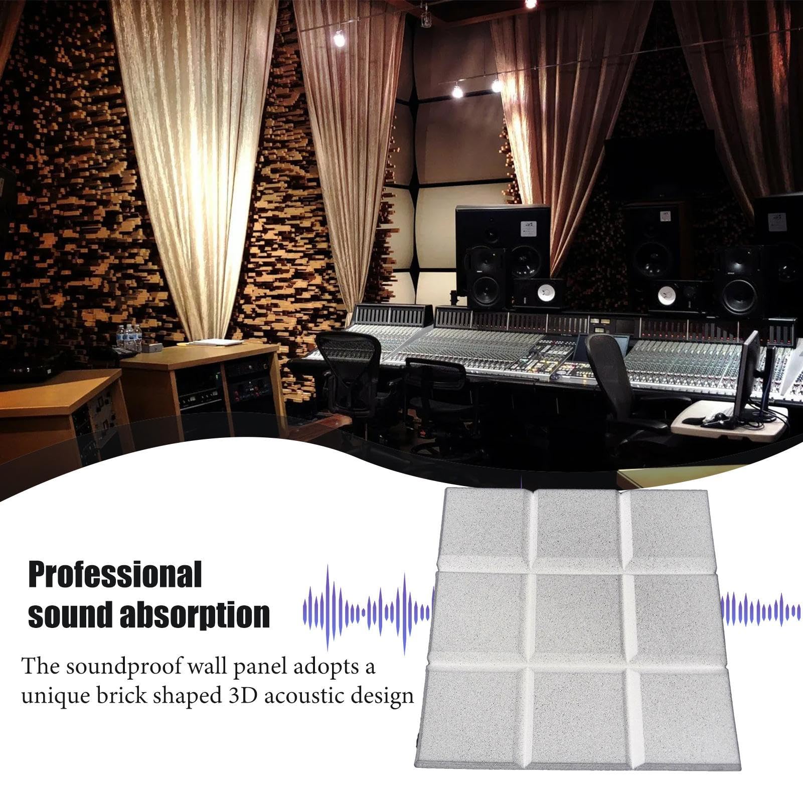 Pannelli Fonoassorbenti Coperta Insonorizzante Ad Alta Densità | Pannelli Fonoassorbenti per Studio per Studio Registrazione Home Theater Musica e Sala Riunioni