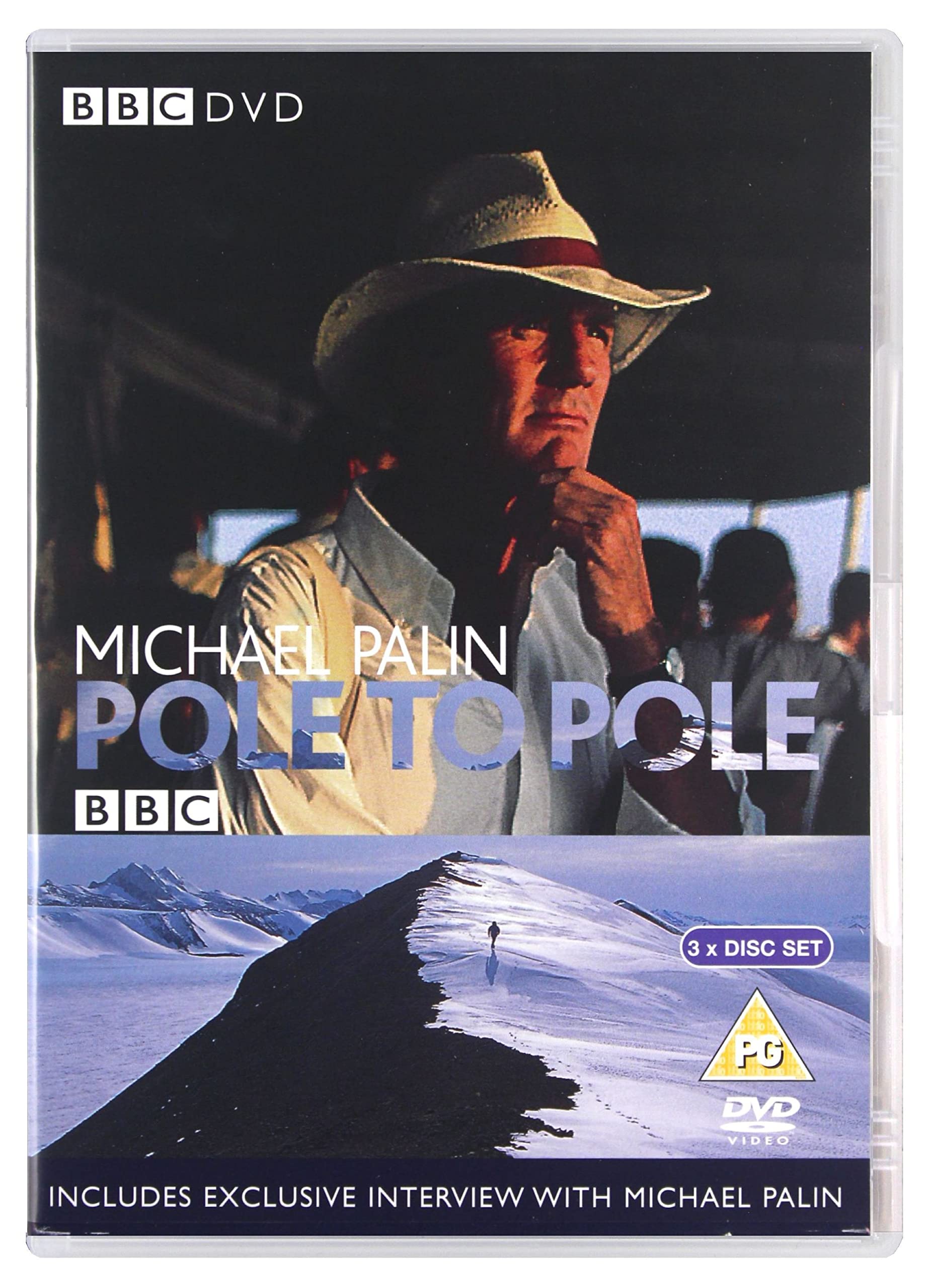Michael Palin Pole To Pole DVD 3 Disc Documentary Rated PG 393 Minutes Used