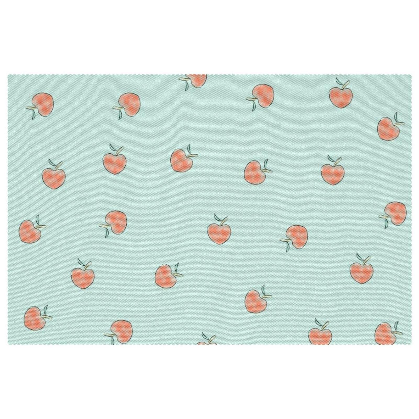 Sets de table 30x45cm Loving Peach antidérapants résistants chaleur x6