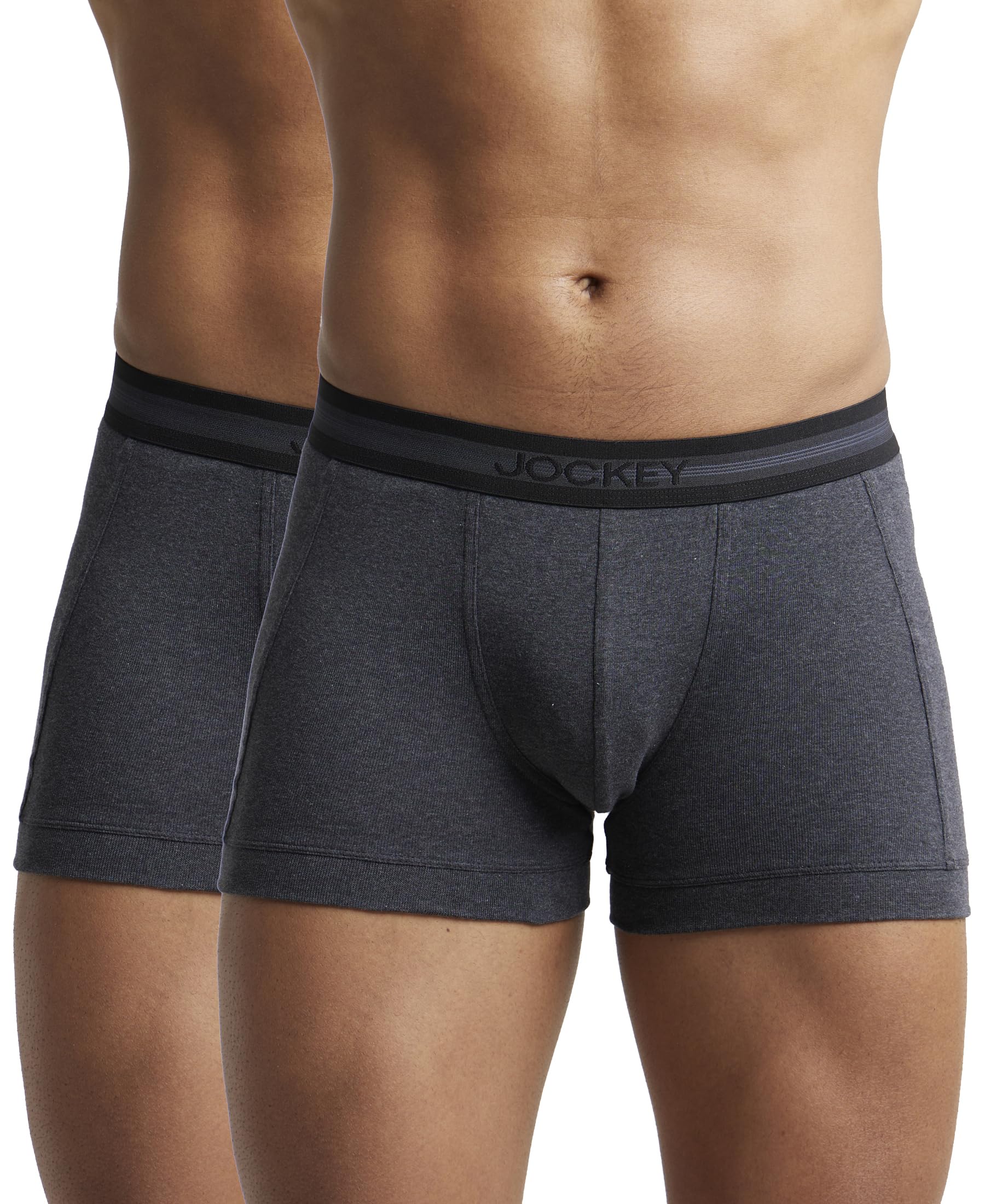 Printed Cotton Elasticated Men's Trunks-image-5