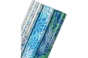 WRAPAHOLIC Coastal Christmas Wrapping Paper