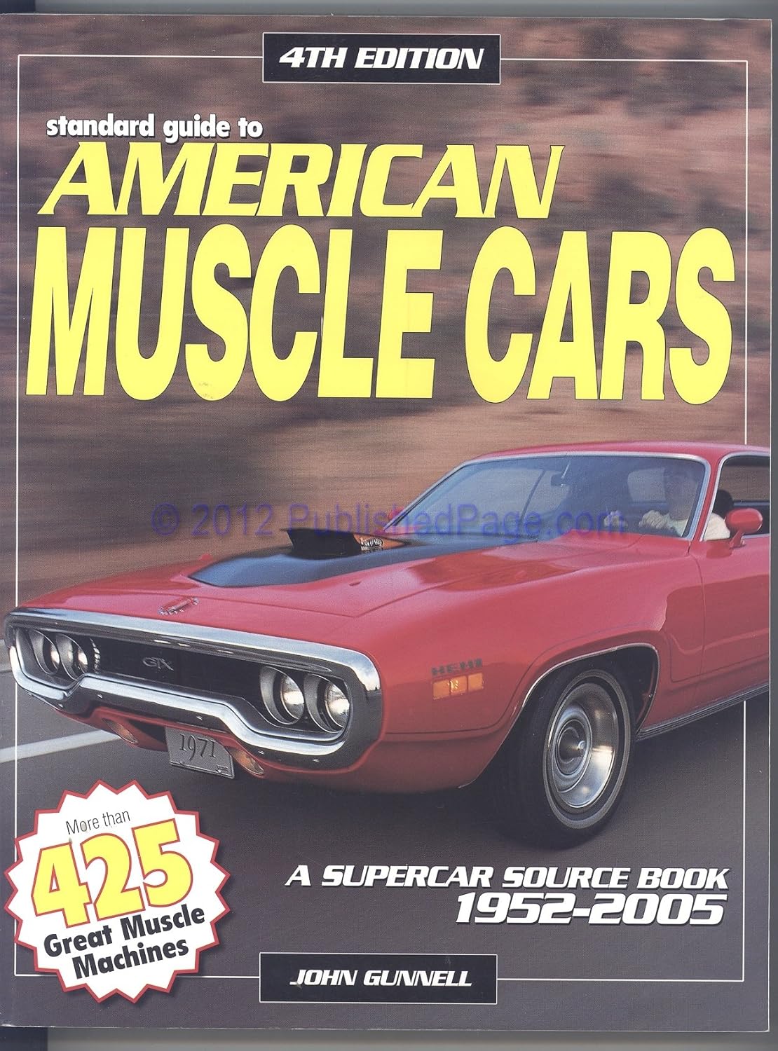 Amazon Standard Guide To American Muscle Cars 19522005 Gunnell