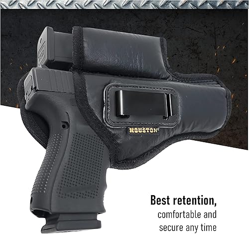 Miniatura 5 de IWB - Funda para pistola con bolsa Mag. Fundas de cuero ecológico para Beretta 92FS, FN 5.7, Canik TP9 SFX, RGR 57, SIG P320 X5, Beretta APX Target,