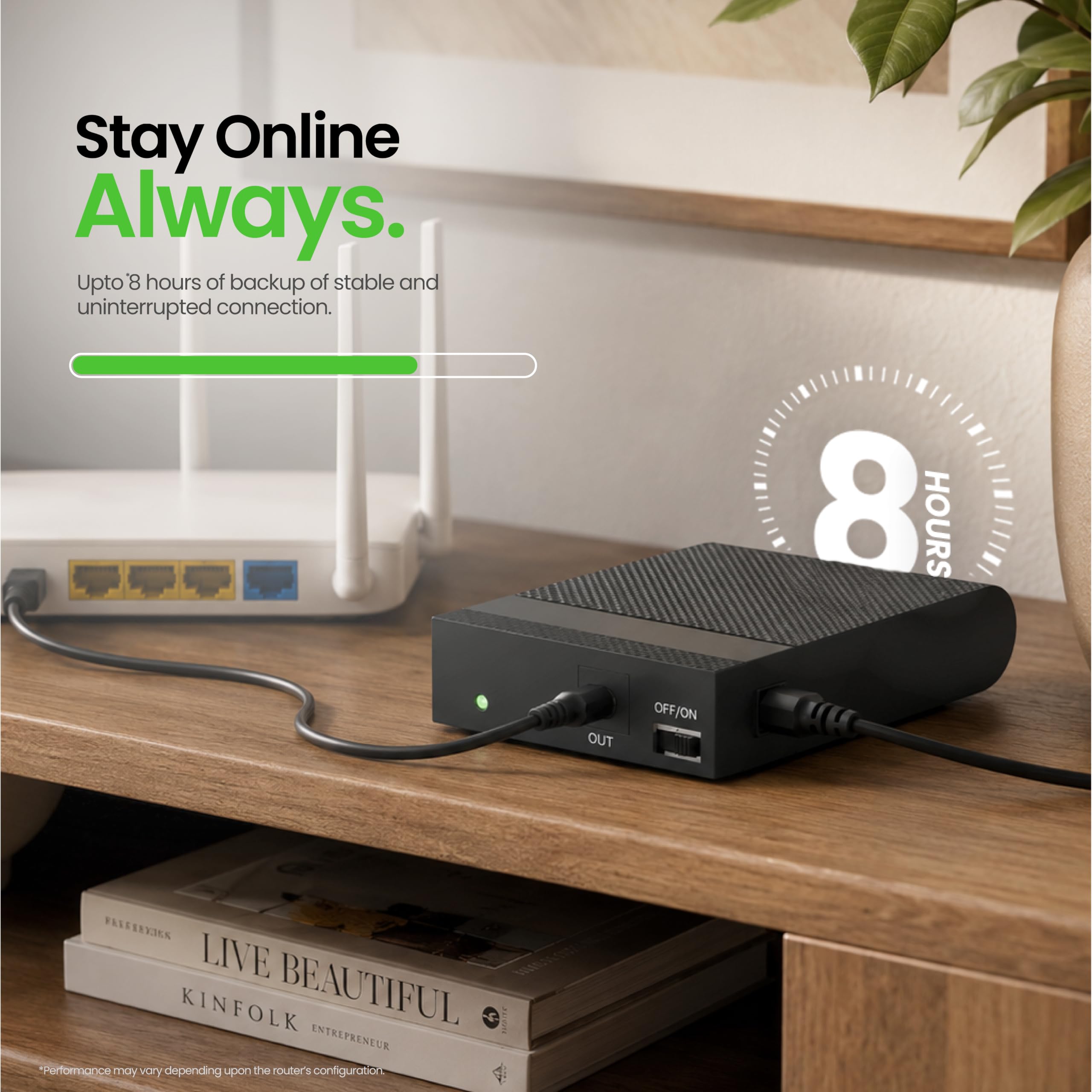 WiFi Router UPS - 8 Hour Backup FREE SHIPPING -7