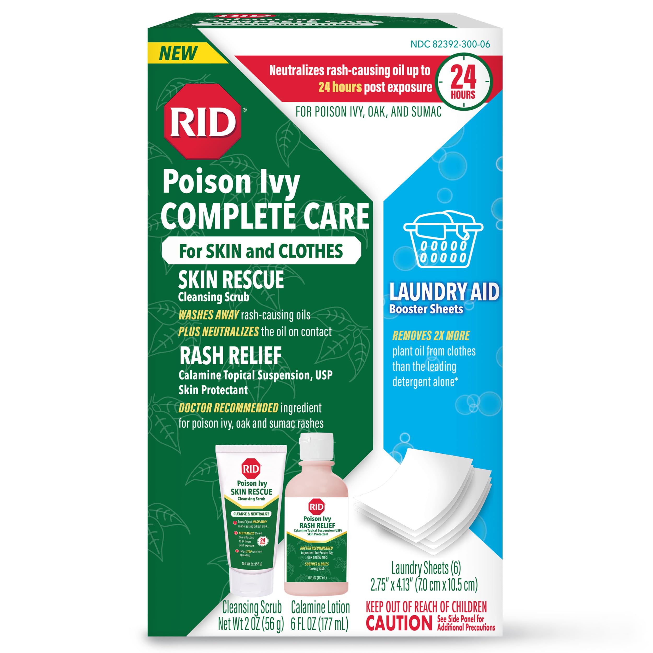 RID Poison Ivy Complete Care for Skin & Clothes – Poison Ivy, Oak & Sumac
