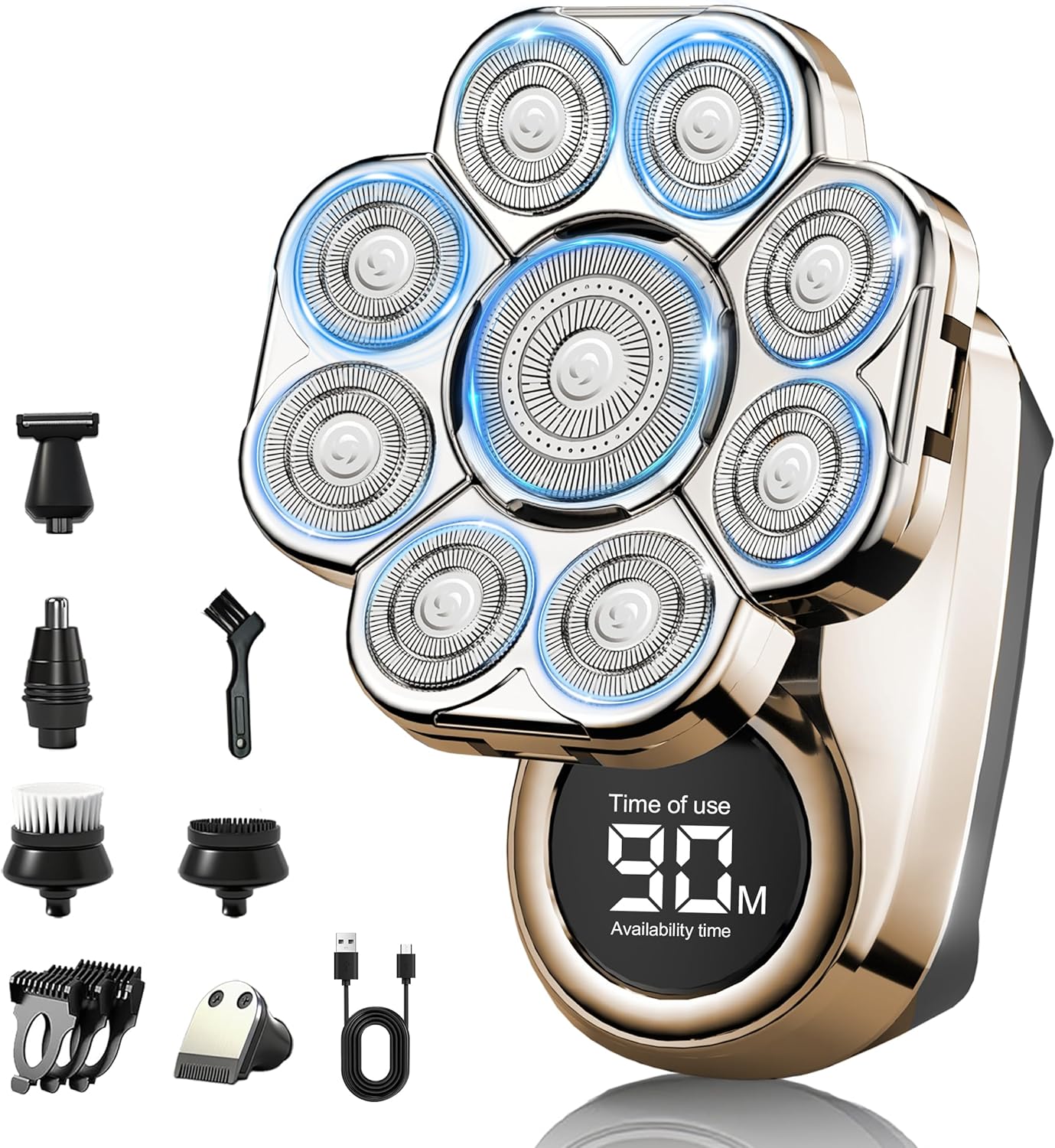 Amazon.com: Head Shavers for Bald Men, 9D Floating Blade Heads ...