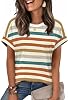 Blusa de Manga Corta para Mujer, Conjuntos de Verano 2026, Casual Elegante 1