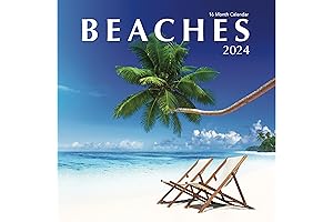 2024 Wall Calendar Beach