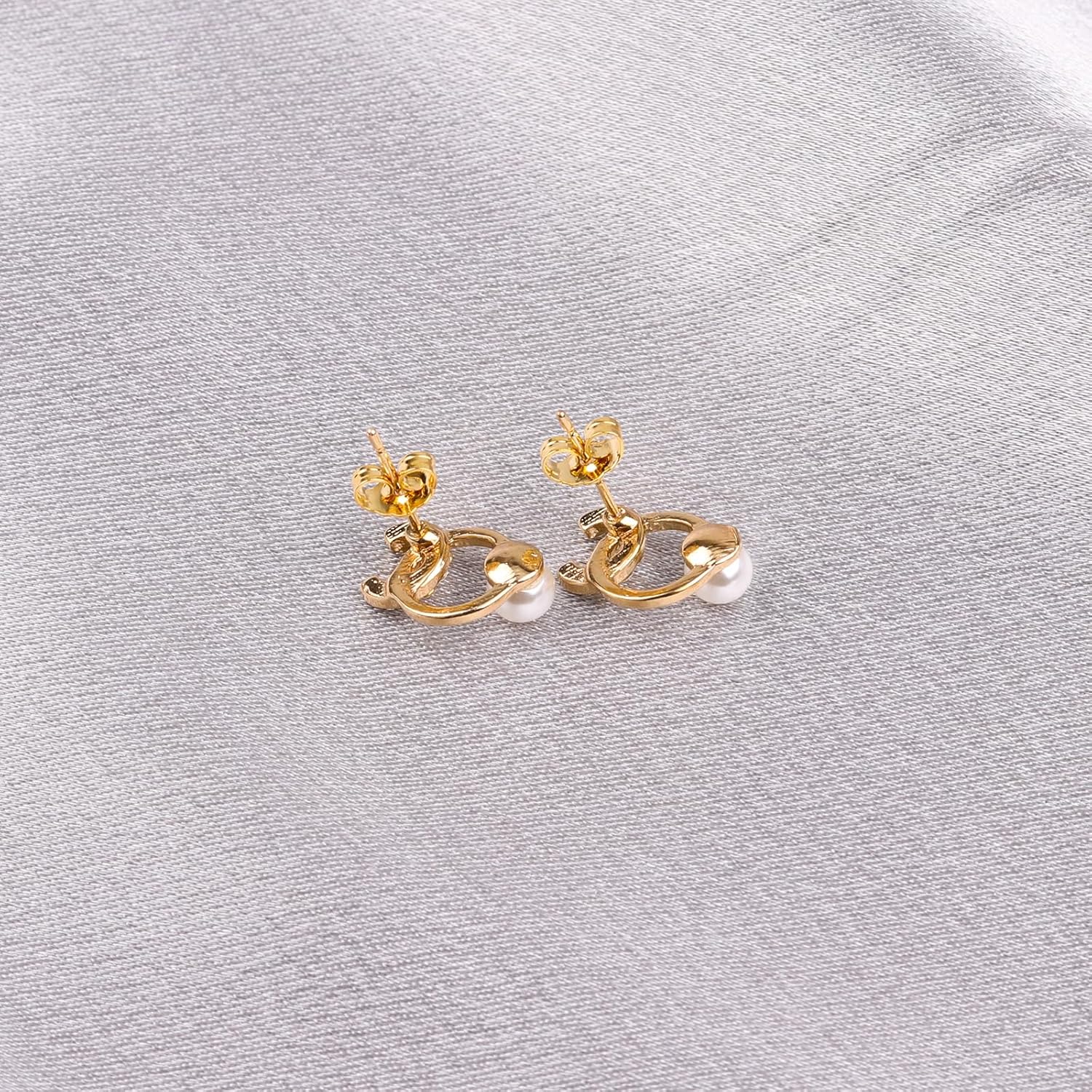14K Gold Earring Backs Replacements - Hypoallergenic Earring Backs for Studs, Secure Ear Locking for Stud Earrings Ear Nut for Posts, 10Pcs/5 Pair - Image 6