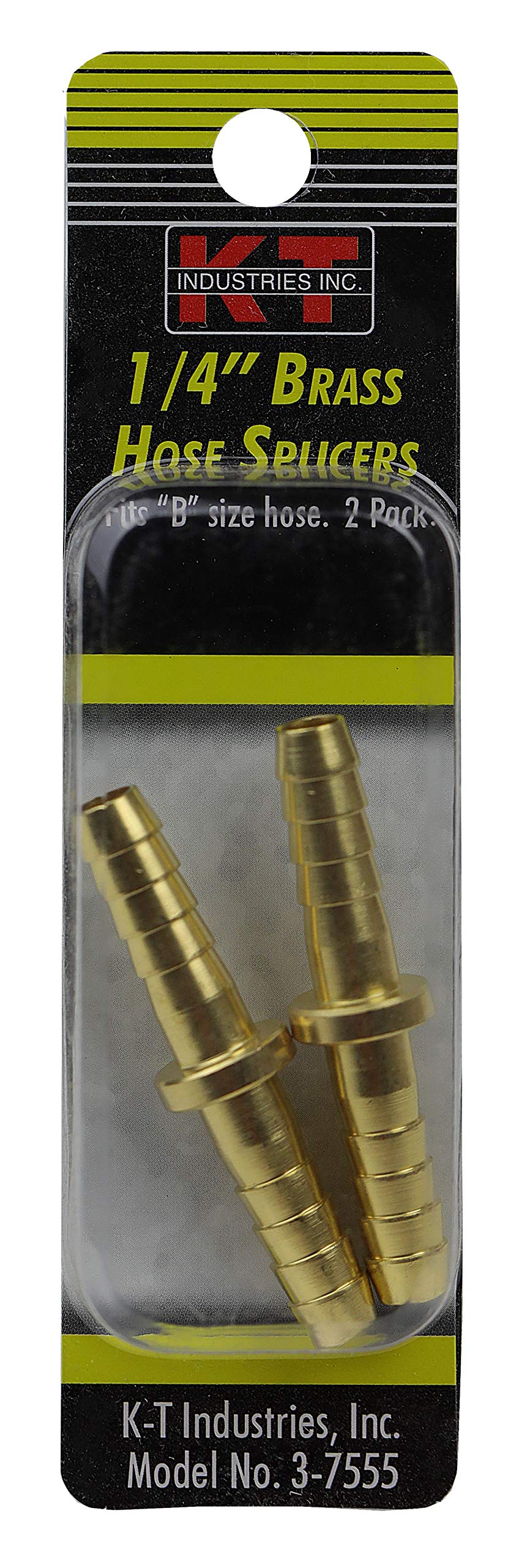 K-T Industries3-7555 Hose Splicer 0.25" 2 Pack, 0.25"