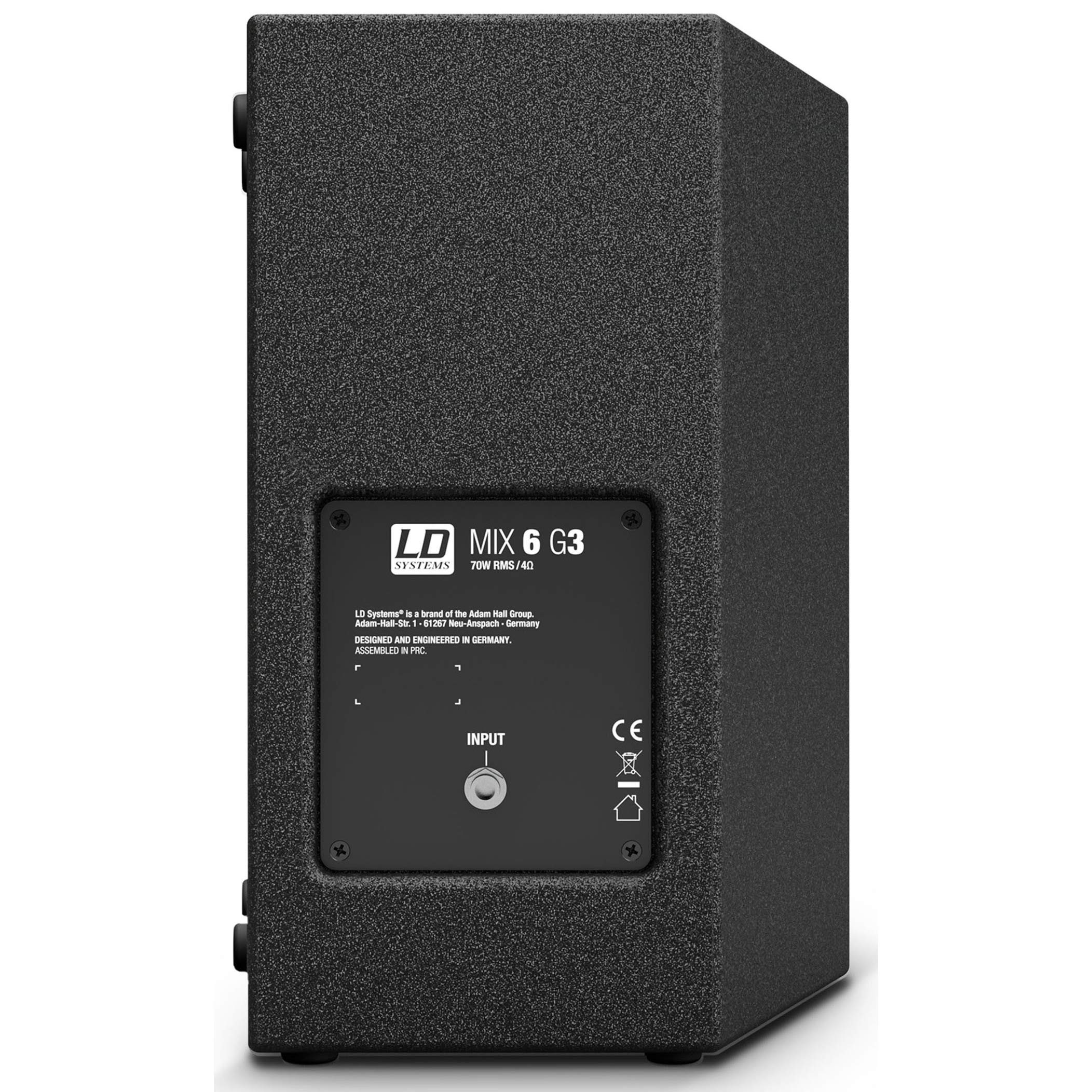 LD Systems MIX 6 2 G3 2-Weg Slave-Lautsprecher 6,5" passiv schwarz