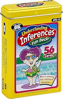 Super Duper Publications | Understanding Inferences Fun Deck | Problem Solving and Reasoning Skills Flash Cards | Educational Learning Materials for Children
