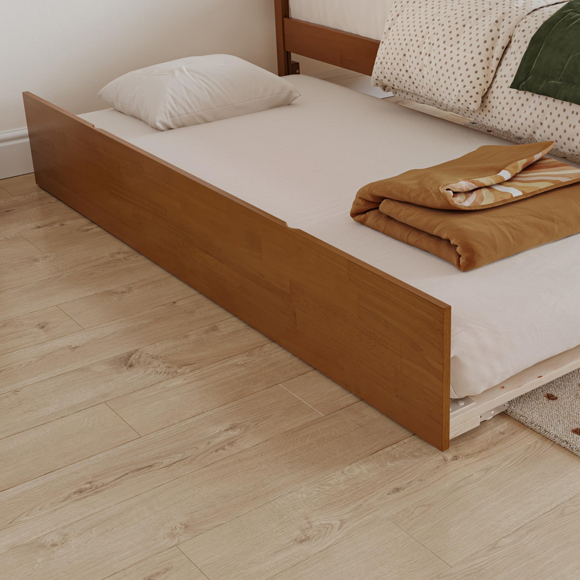 AFI Urban Twin Size Trundle Pull Out in Light Toffee