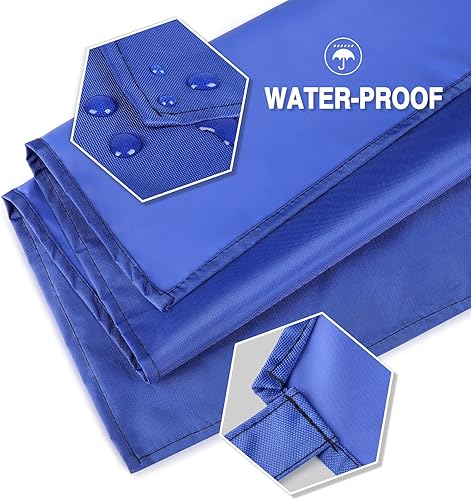 Miniatura 3 de Gotega Waterproof Rubber Vinyl Apron Adjustable Dishwasher Apron - Apron for Women Men Heavy Duty Work Apron